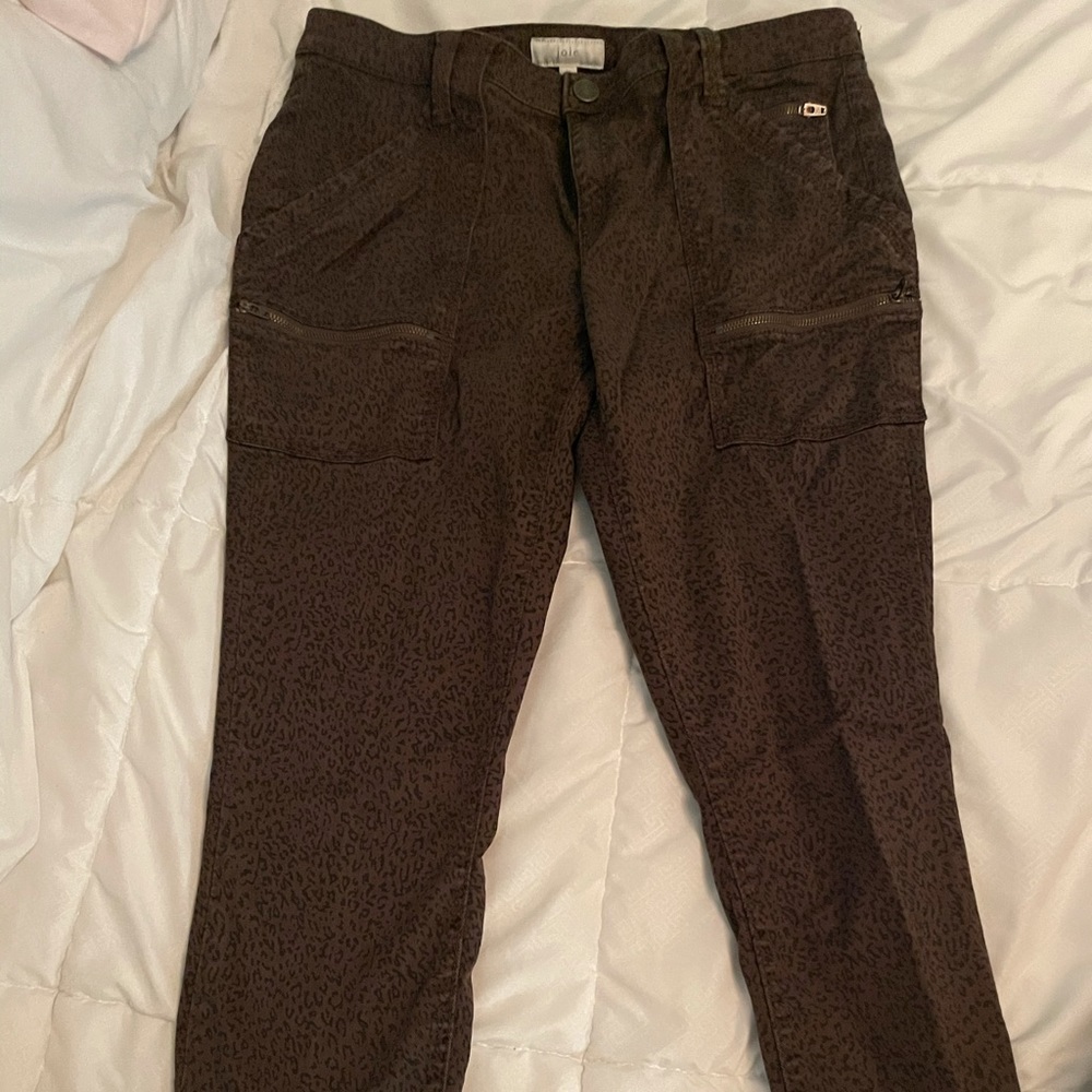 Joie Leopard Print Skinny Pants